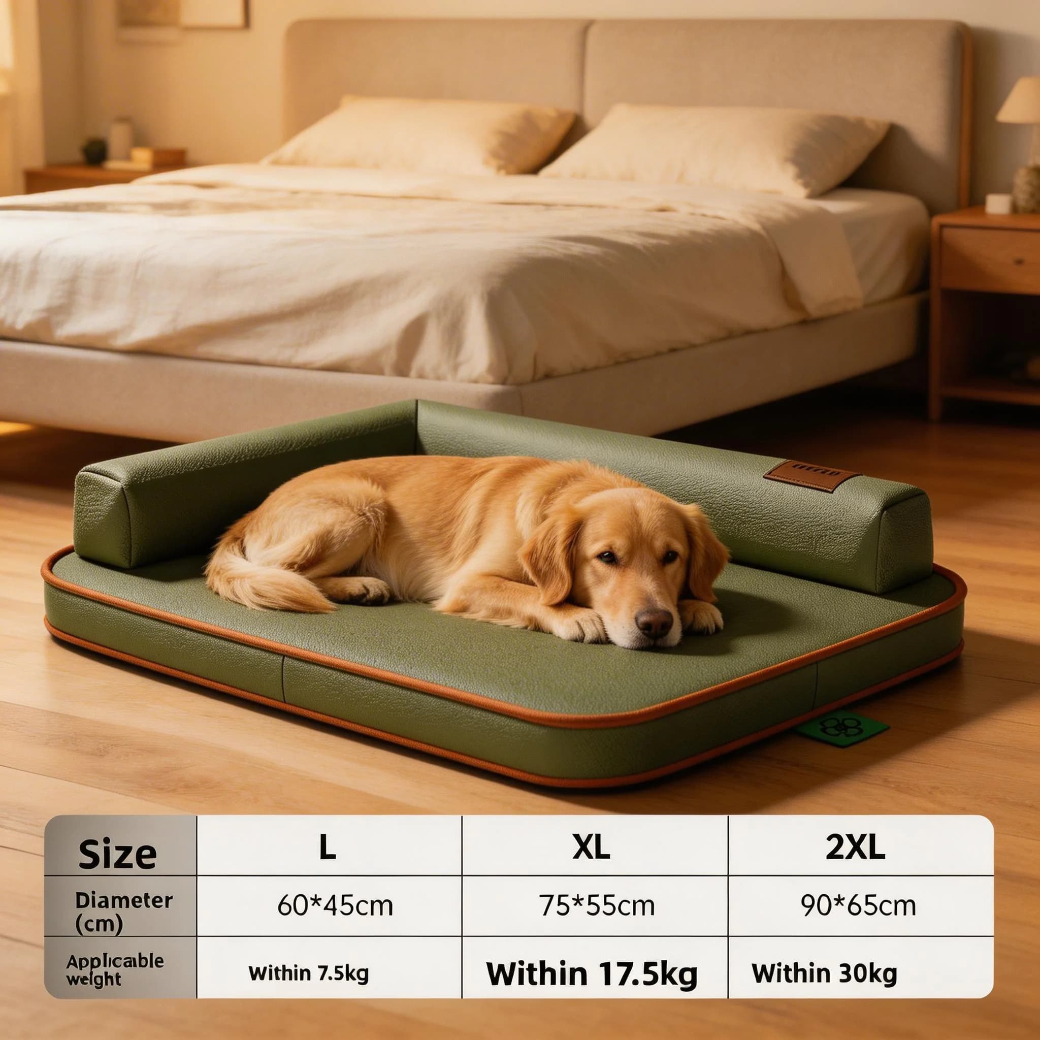 Coussin pour chien de grande taille tendance, toutes saisons, pour chiens de taille moyenne et grande, imperméable, résistant aux déchirures, lavable, avec housse amovible, pour chats