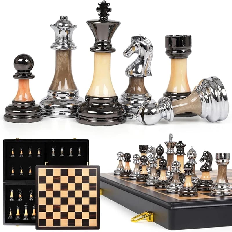 Jeu d'échecs 45 cm/17, 7 pouces