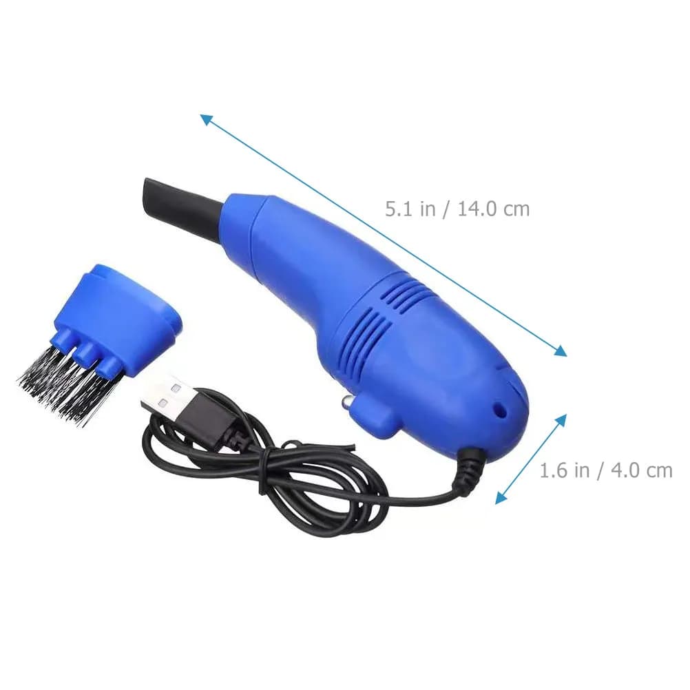 Nettoyeur de clavier, mini aspirateur pour clavier USB, brosse de nettoyage portable pour ordinateur portable, PC, bureau, élimination de la poussière