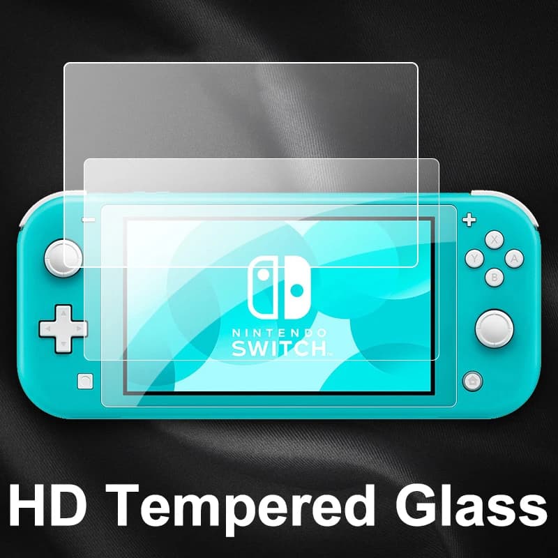 Protecteur d'écran de Film de verre trempé Durable de commutateur Lite HD, verre trempé d'écran de protection anti-rayures de commutateur Lite de NS