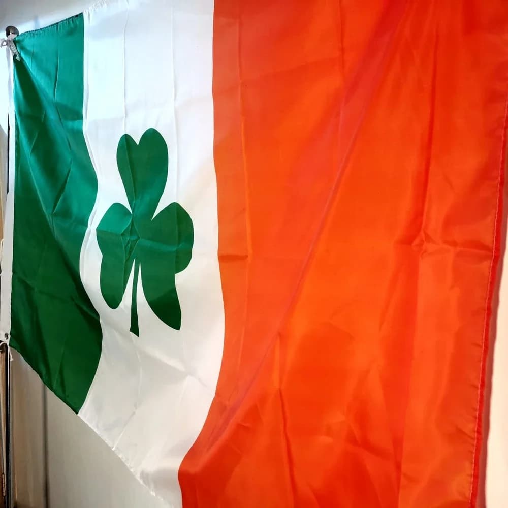 Drapeau de la Saint-Patrick Shamrock irlandais