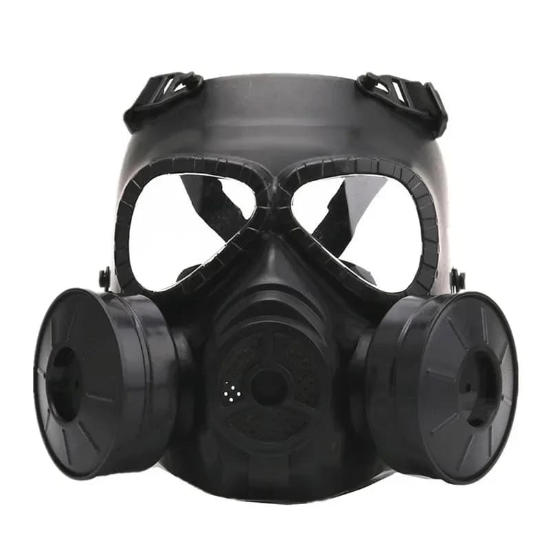 Masque à gaz intégral militaire, casque de protection de terrain CS, masque commando, 1 pièce
