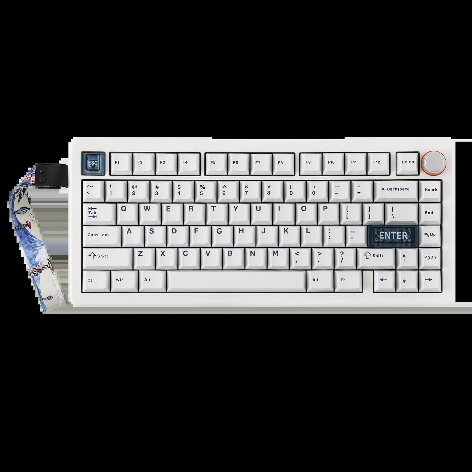 CIDOO QK75 75% VIA joint Programmable filaire/Bluetooth/2.4GHz clavier mécanique sans fil avec batterie 4000mAh et rétro-éclairage rvb