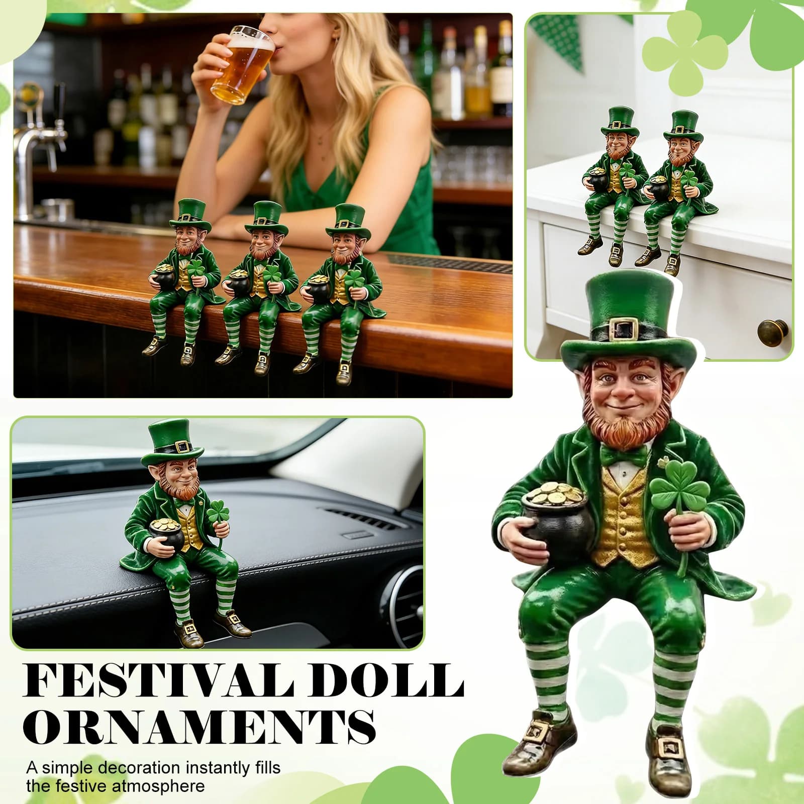 Figurine du lutin de la Saint-Patrick