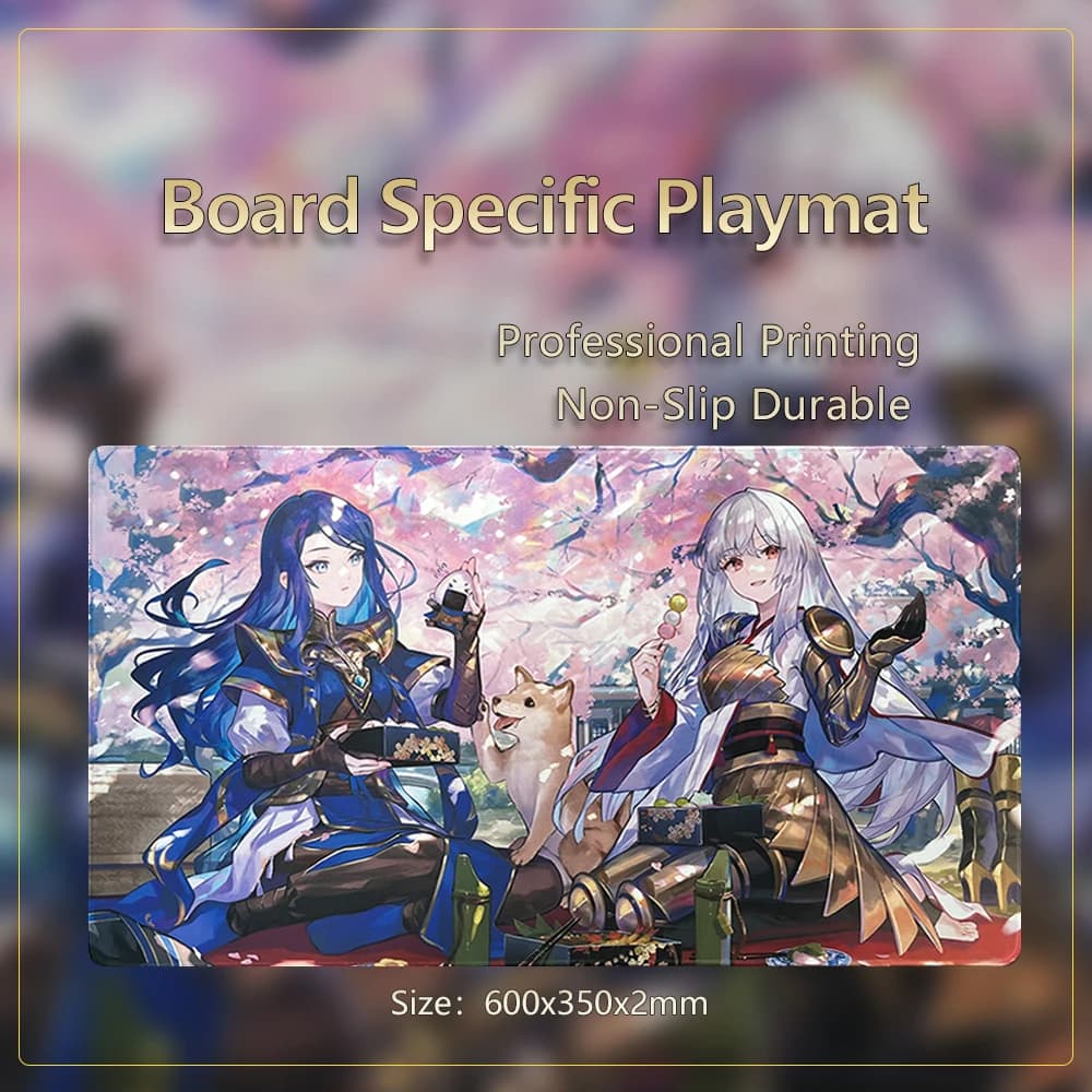 Tapis de jeu personnalisé MTG Wandering Emperor 600x350x2mm, caoutchouc naturel antidérapant de qualité supérieure, imperméable, inodore, tapis de jeu TCG pour MTG