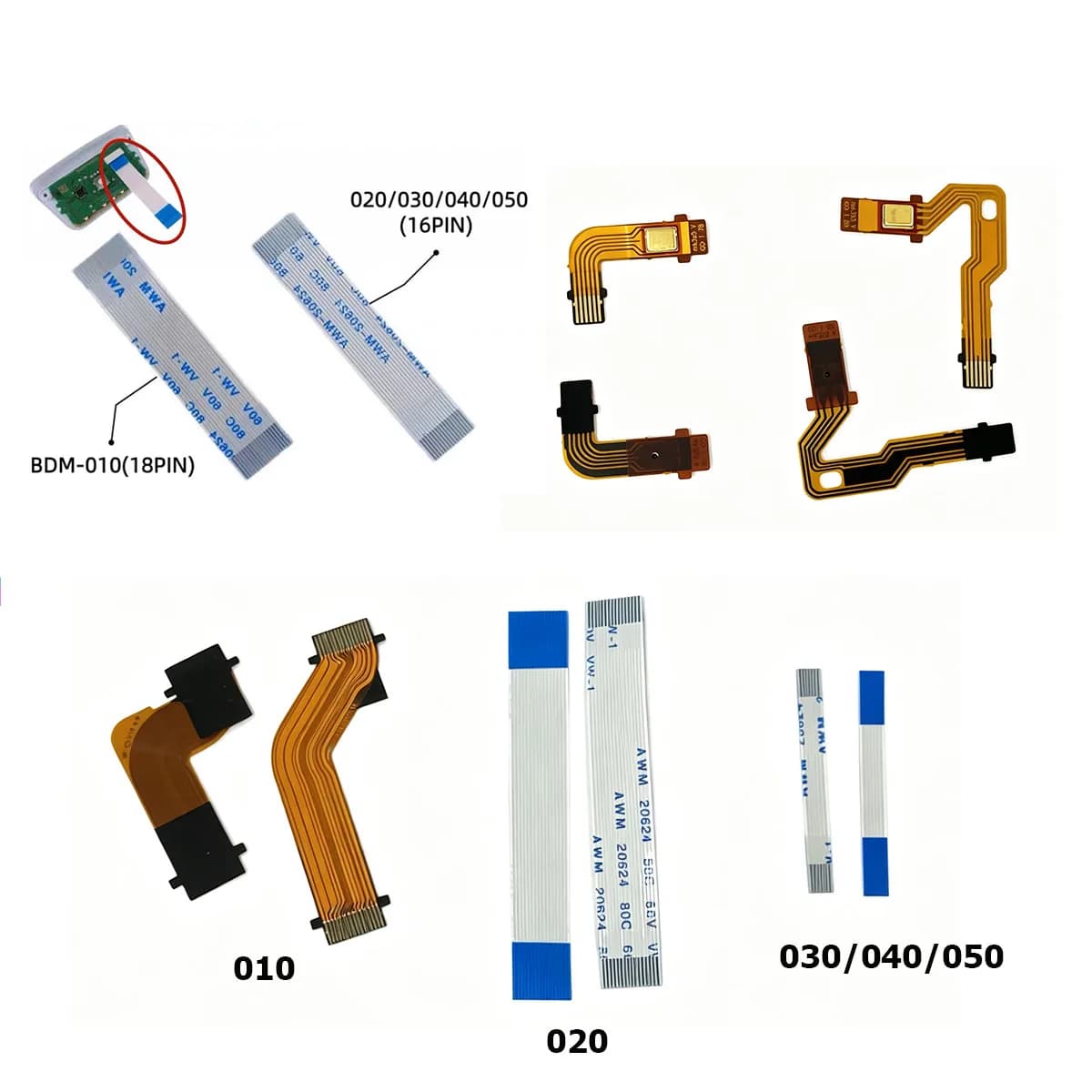 1 à 5 ensembles de câbles flexibles pour manettes PS5 BDM-010 020 030 040 050