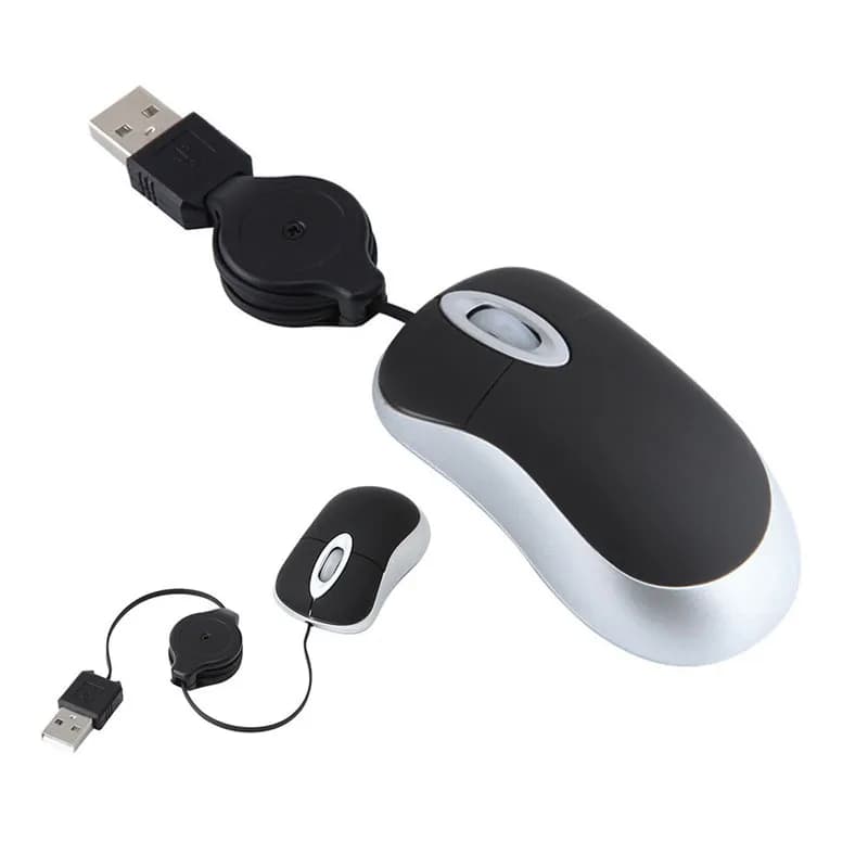 Mini souris USB avec rallonges de 4 à 70cm