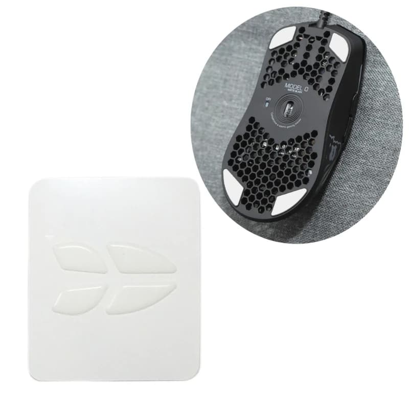 Esports-Patins de souris Tiger Gaming ICE V2, blanc, pour modèle Glorious O, 1 paquet
