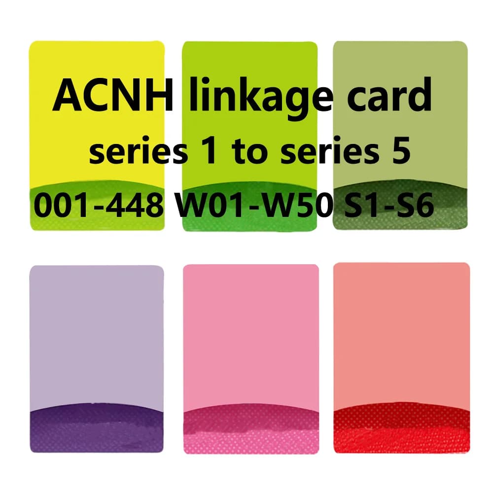 Carte de liaison ACNH série 1 à série 5 carte Sanrio S1 à S6 NTAG215 NFC impression carte animale fonctionne pour commutateur NS