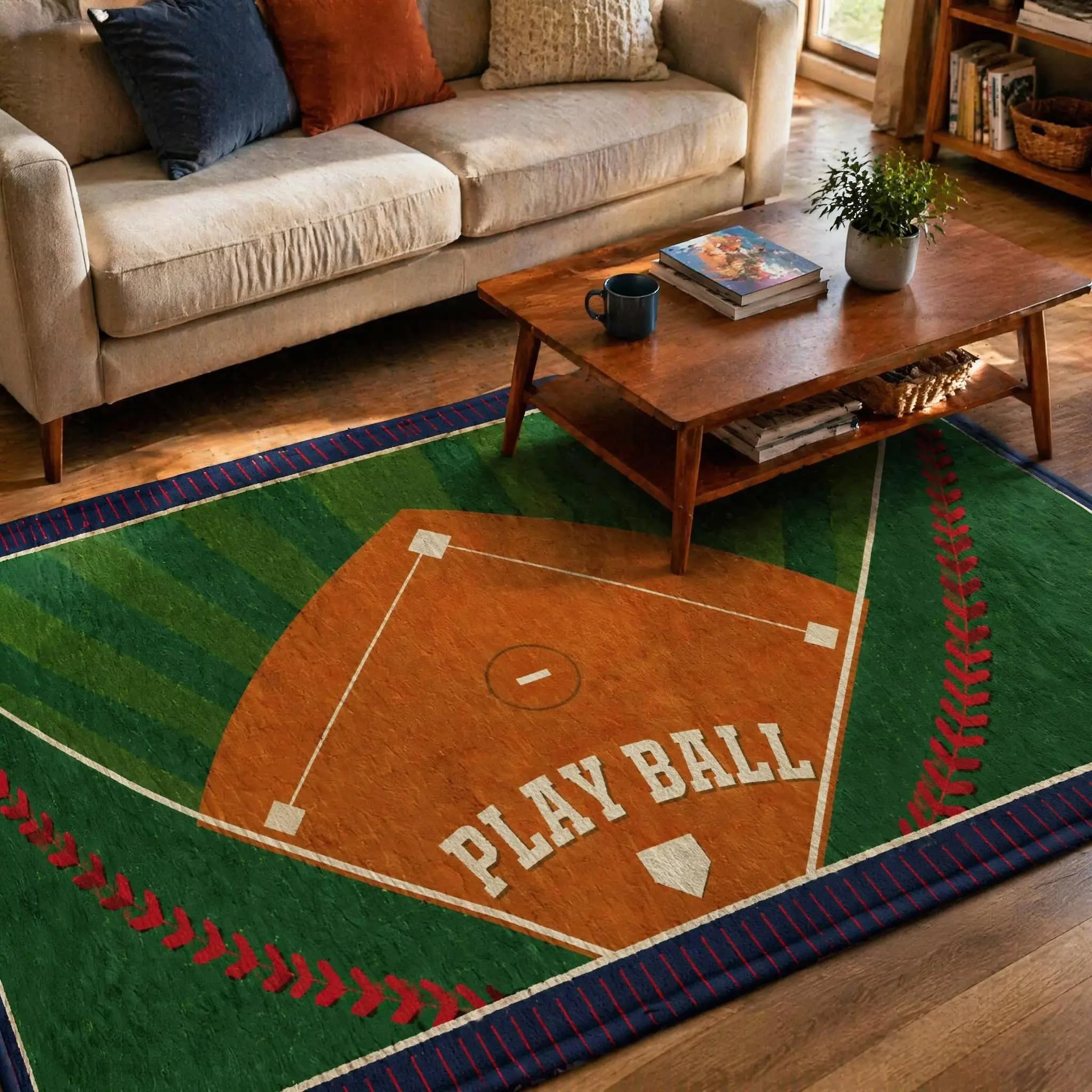 Tapis de sol imprimé Play Ball