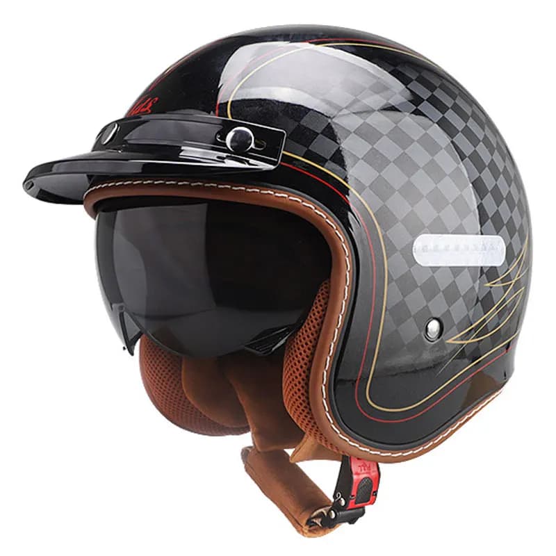 Casques de moto à visage ouvert 3/4