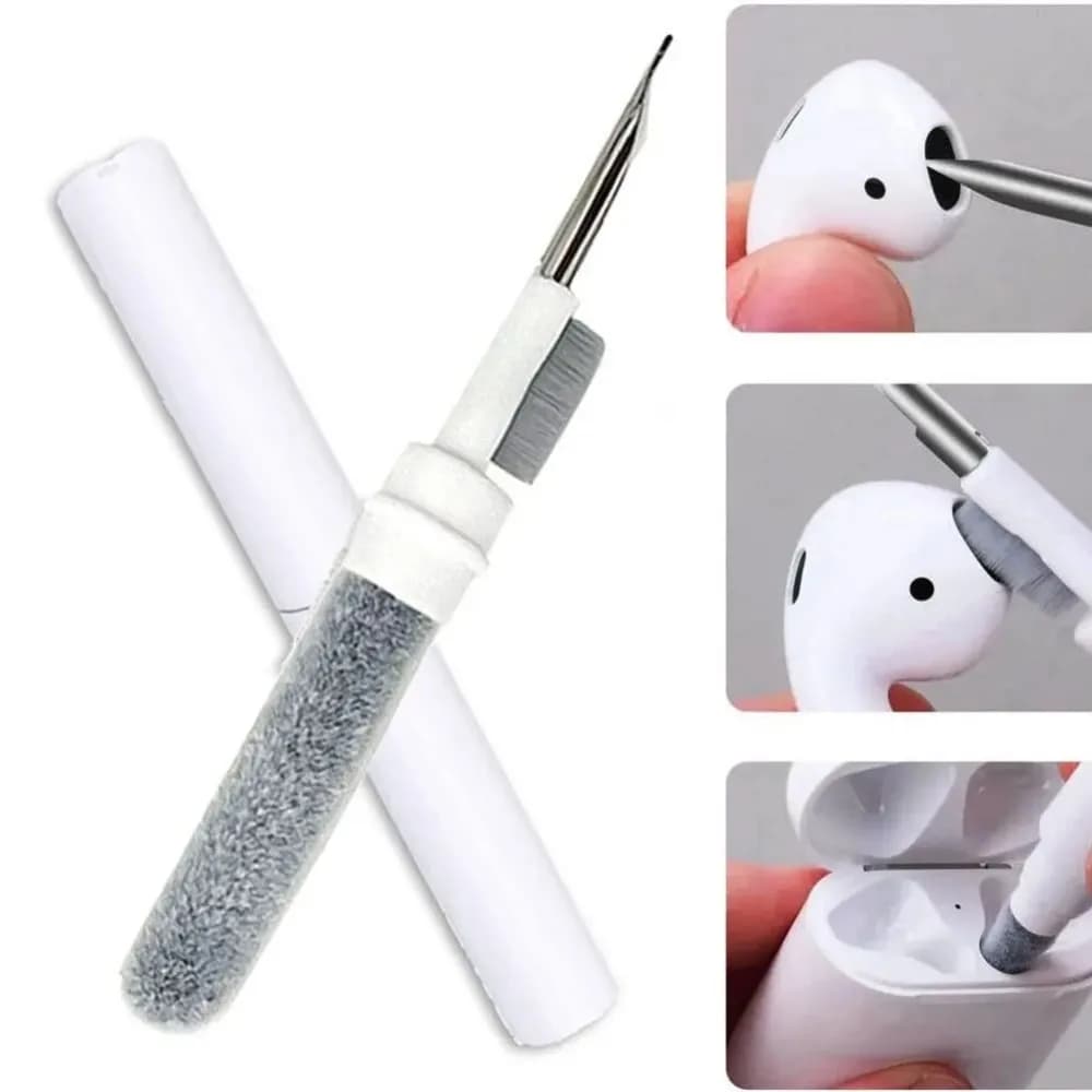 Kit de nettoyage 3 en 1 pour Airpods Pro 1 2 3, stylo de nettoyage pour écouteurs, brosse, étui pour écouteurs, clavier, téléphone, outils de nettoyage